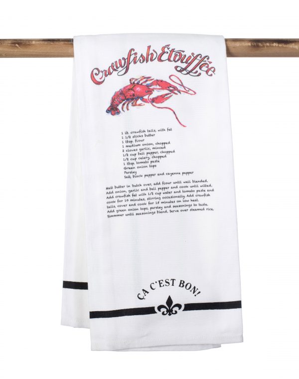 Ca Cést Bon! Crawfish Etouffee Recipe Towel