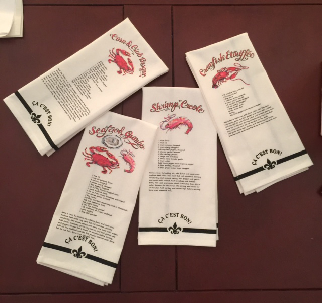 Ca Cést Bon! Corn & Crab Recipe Towel - Image 2