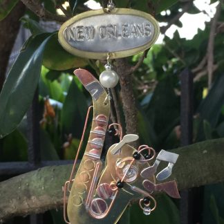 Pilgrim Imports New Orleans Saxophone Ornament