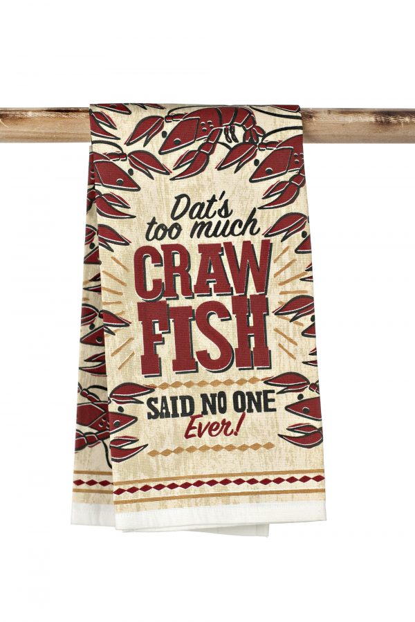 Dat's too Much Crawfish Towel