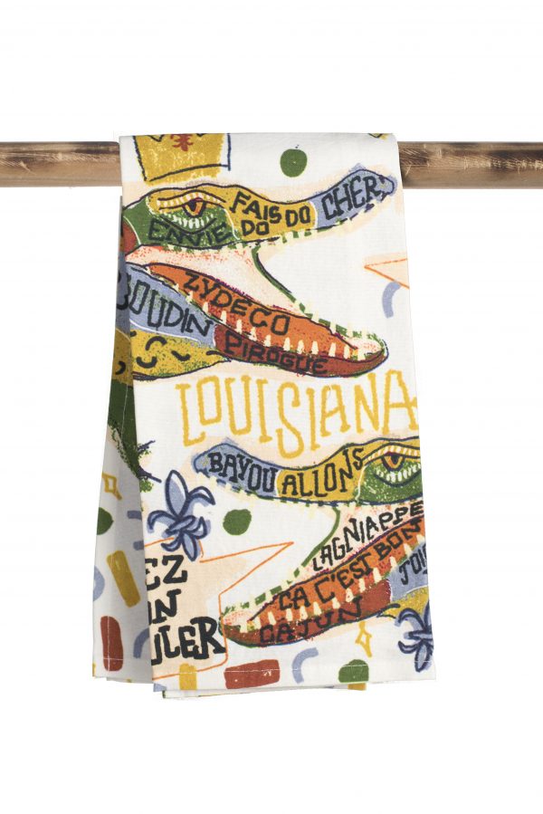 Alligator Words Towel