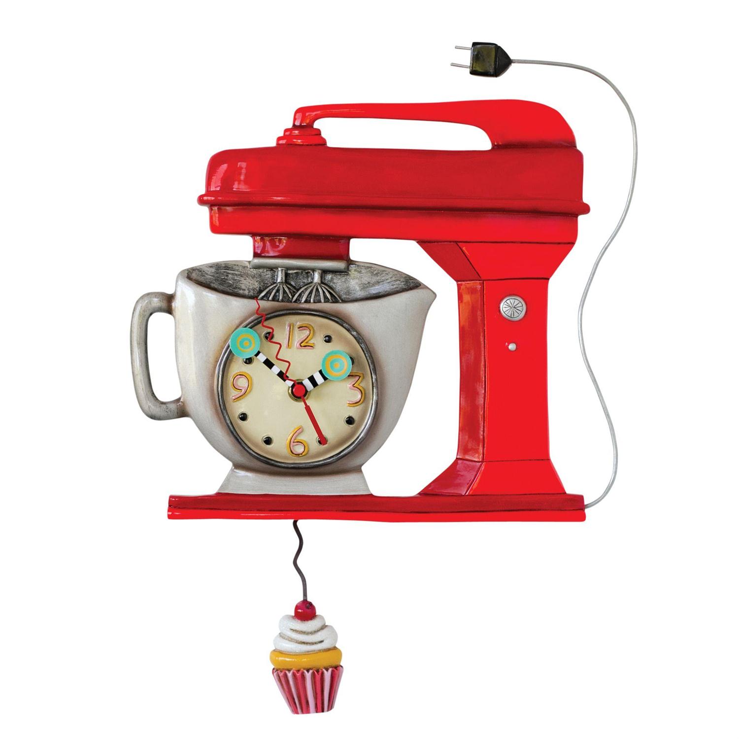 Vintage RED Mixer Clock