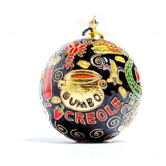Kitty Keller Designs Black Food Icons Ornament