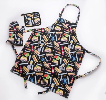 Po-Boy Black New Orleans Linens