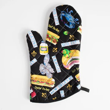 Po-Boy Black New Orleans Linens - Image 5