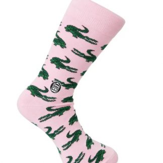 Pink Gator Socks