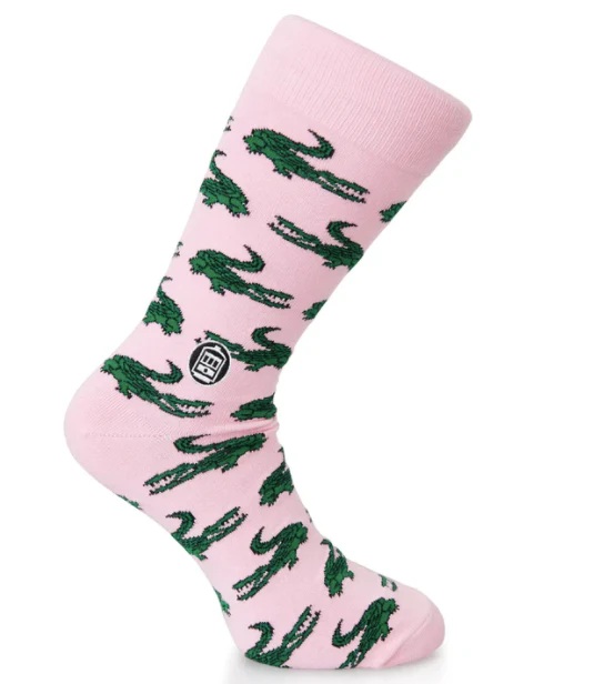 Pink Gator Socks