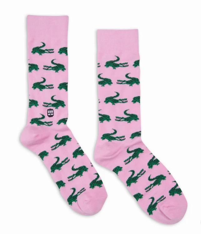 Pink Gator Socks - Image 3