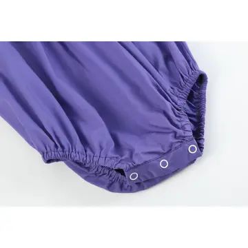 Mardi Gras Smocked Romper - Image 3
