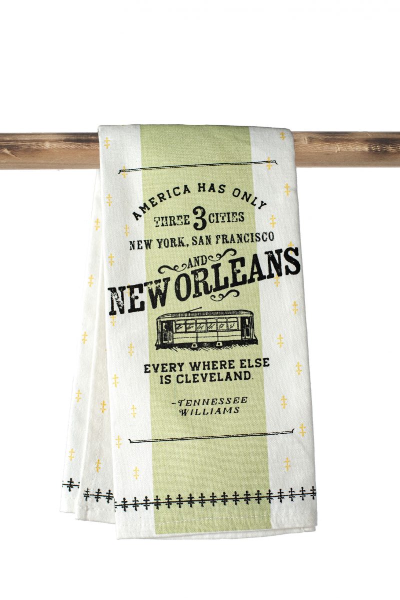 Three Cities Tennessee Williams Towel