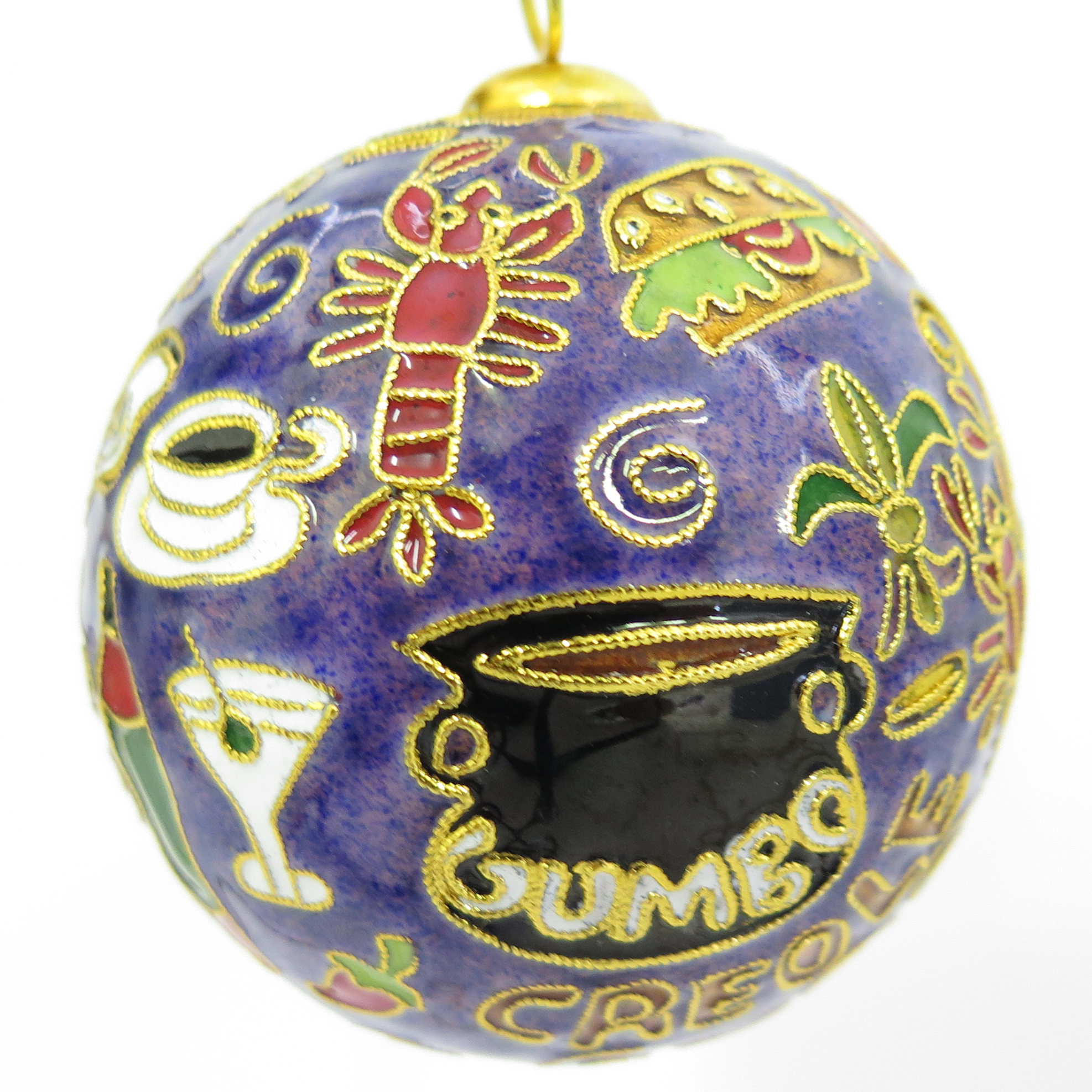 Kitty Keller Designs PURPLE Food Icons Ornament - Image 2