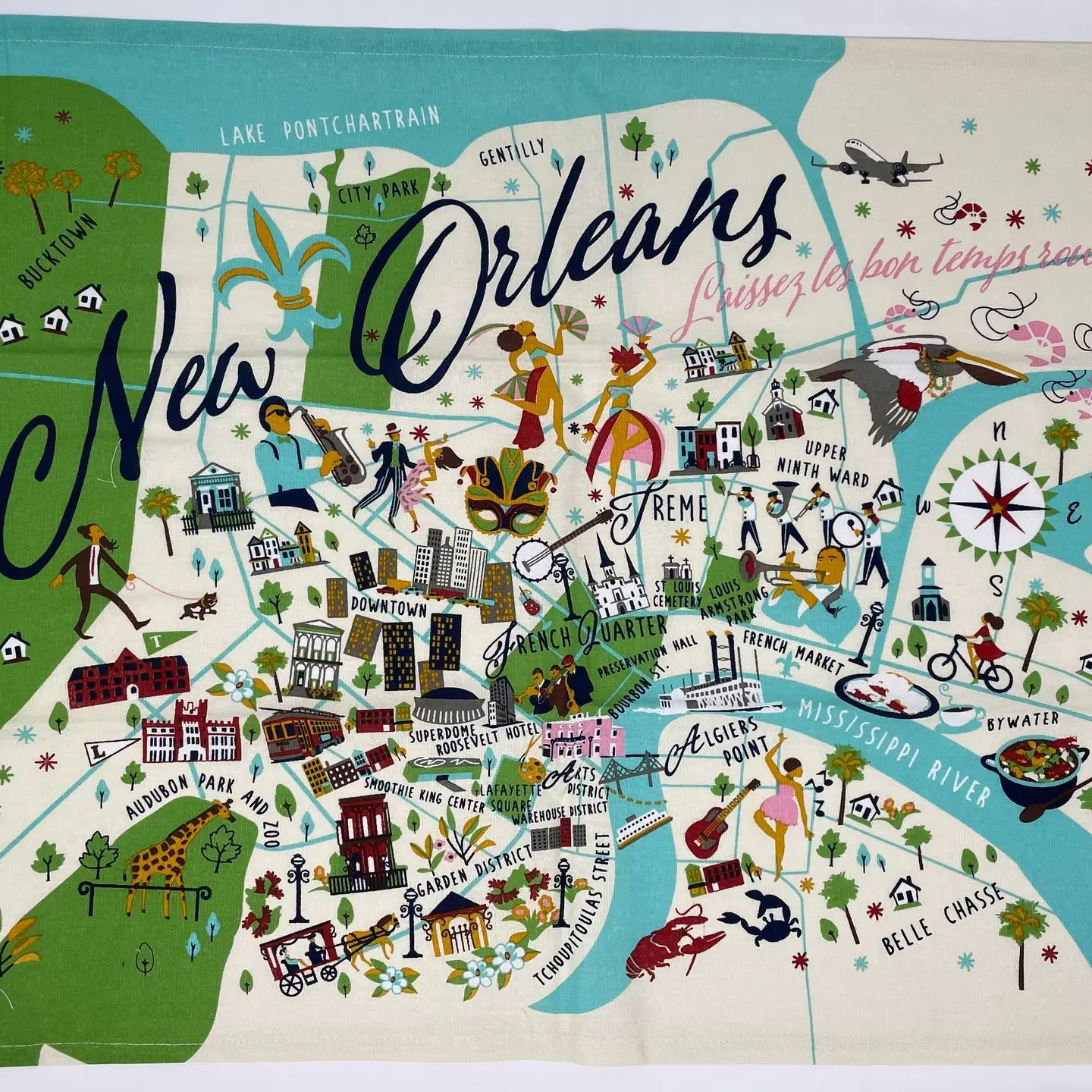 New Orleans Tea Towel - Image 2