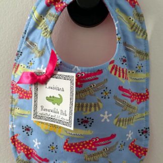 Blue Gator Baby Bib
