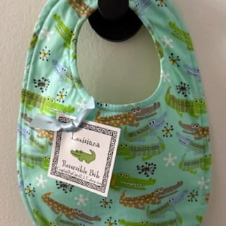 Green Gator Baby Bib