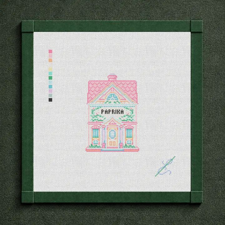 Paprika Spice House Needlepoint Canvas