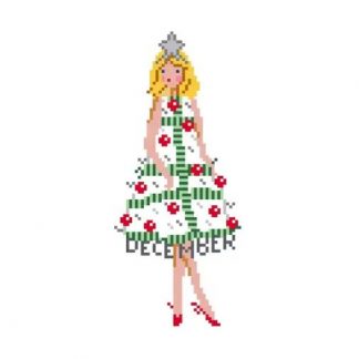 Girl for All Seasons Needlepoint Canvas