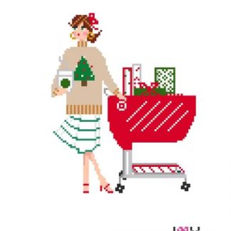 Girl with Red Basket Needlepoint Canvas