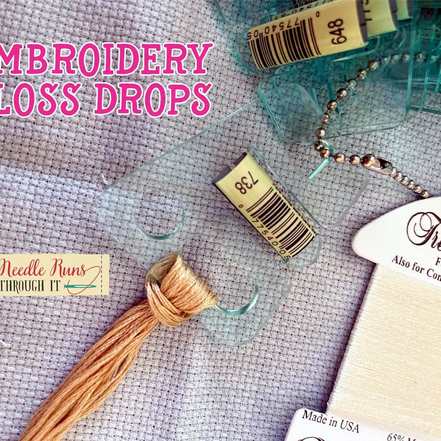 Acrylic Floss Drops for Embroidery Floss - Image 3
