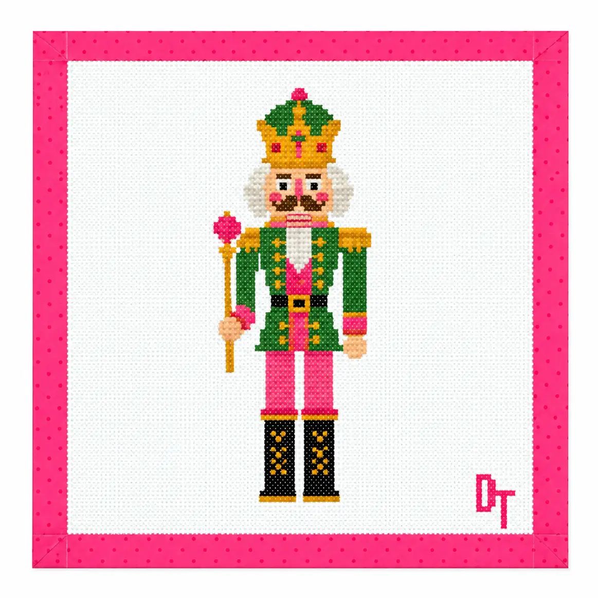 Nutcracker King Needlepoint Canvas