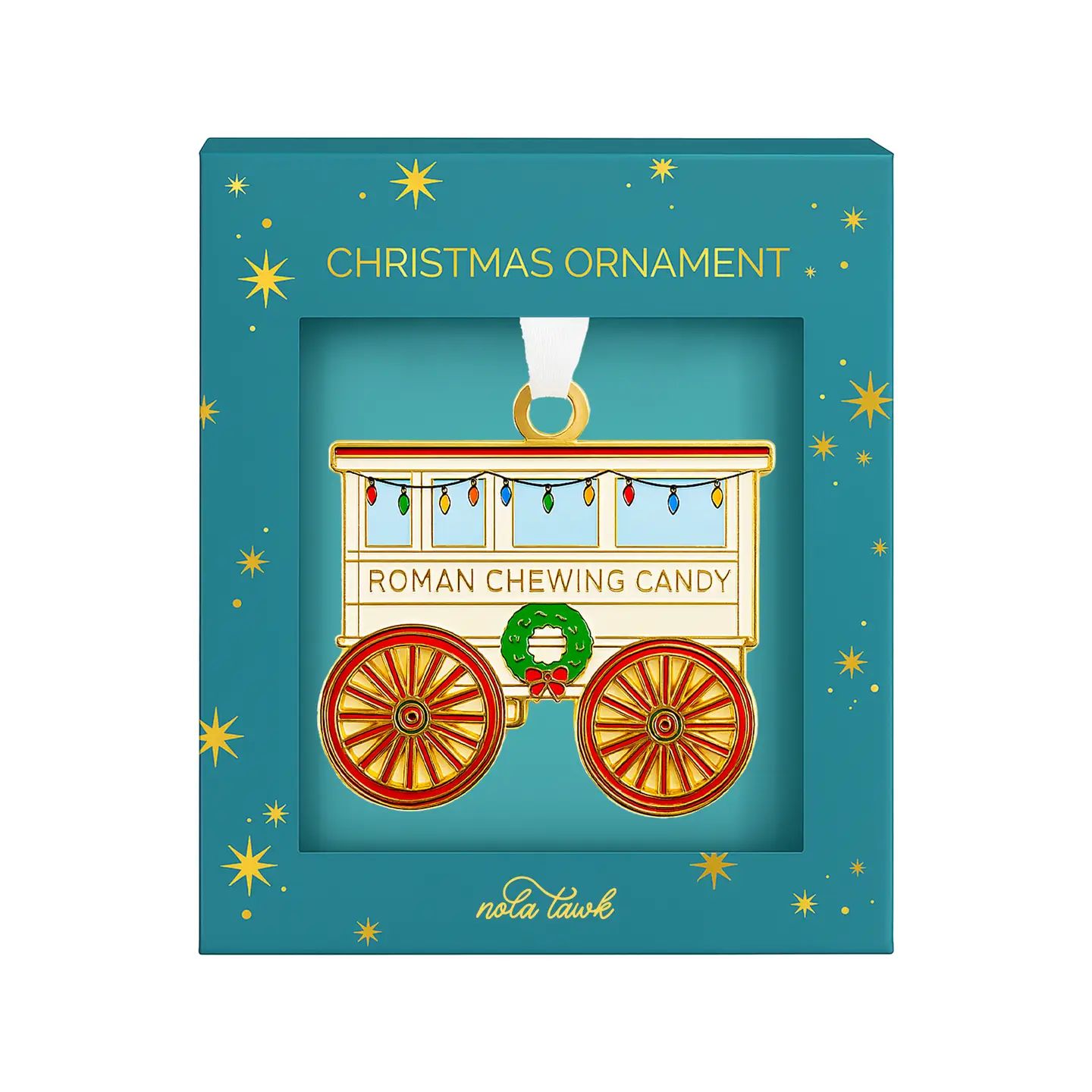 Cafe' du Monde Coffee Tin Enamel Ornament - Image 2