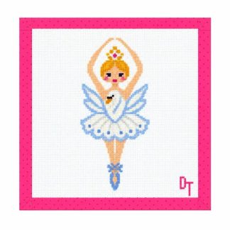 Swan Lake Ballerina Needlepoint Canvas